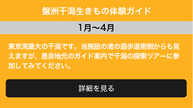 レジャー・イベント年間カレンダー