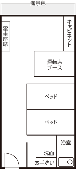 ROOM3 いすみ鉄道ルーム間取り